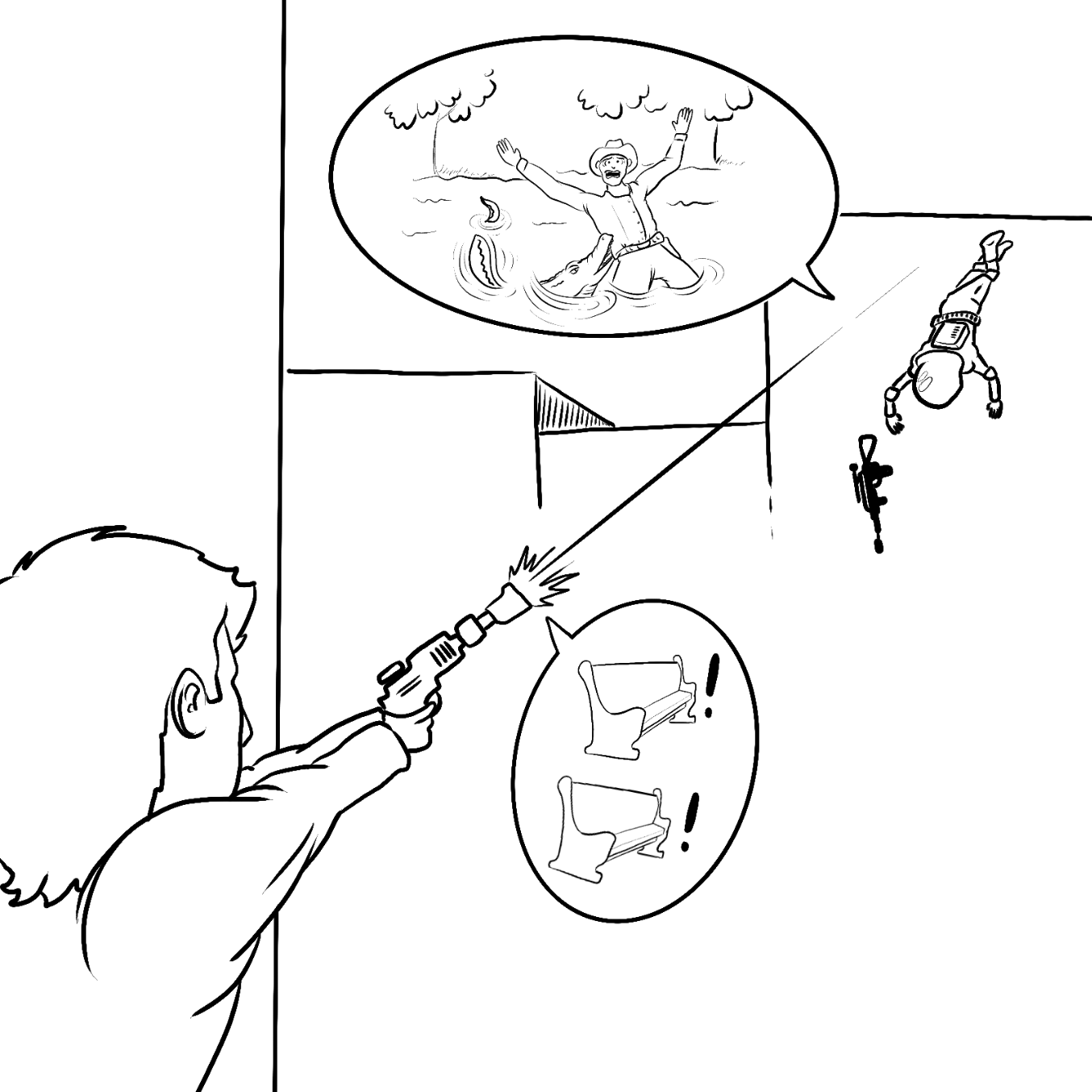  - Online Drawing Game Comic Strip Panel by Wizard Croissant