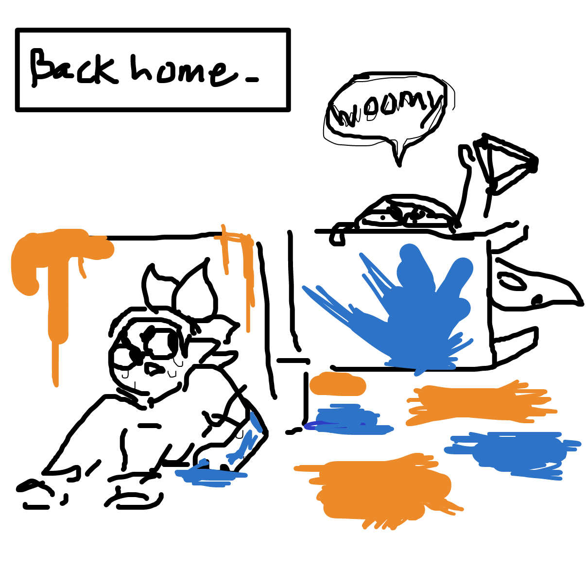  - Online Drawing Game Comic Strip Panel by Dragonblitzx