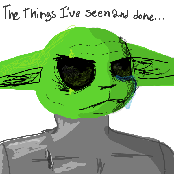 Drawing in you thought you could stop him by Michael_Mayonaise