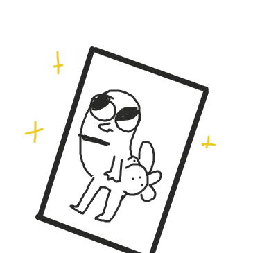 Drawing in painting by Pupsicle