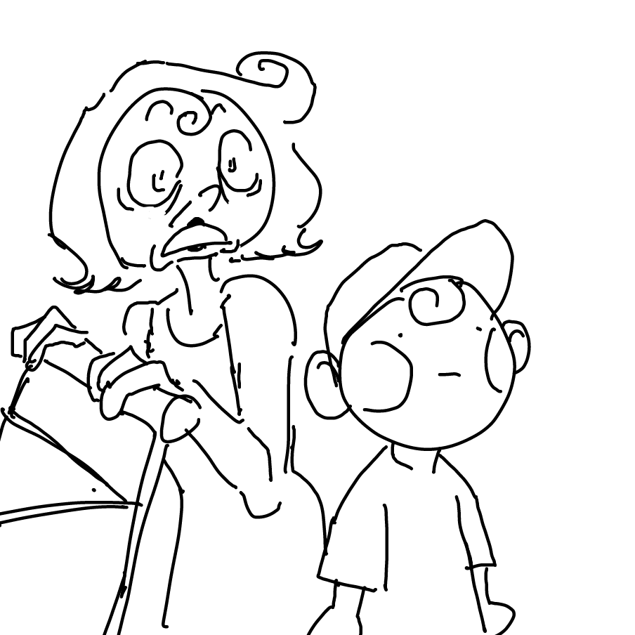 Drawing in Nothing To See Here by unyu