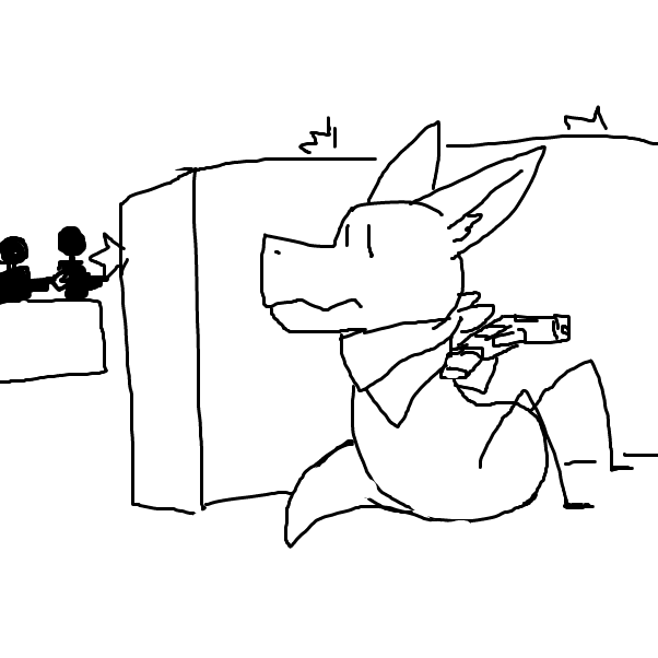 Drawing in You can't by Derren