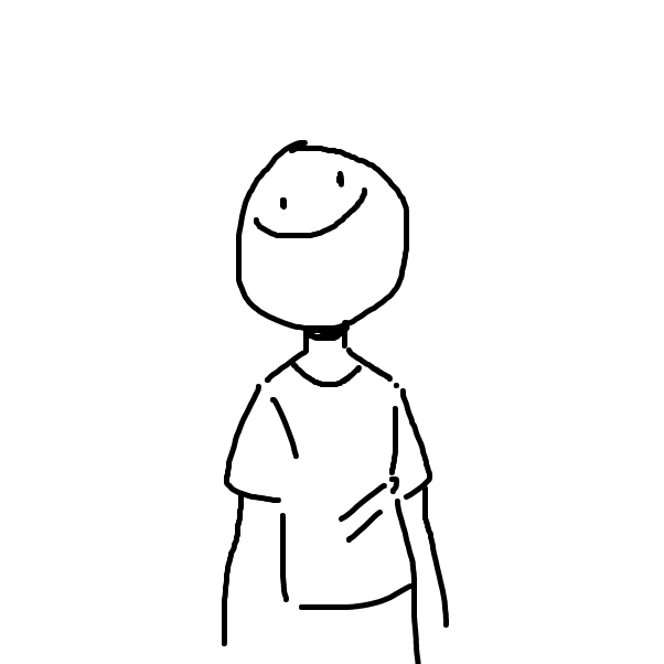 Drawing in smile by RandomDoodler