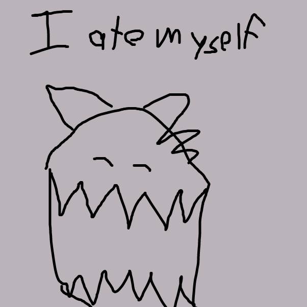 Drawing in Im Not Scared by souls!