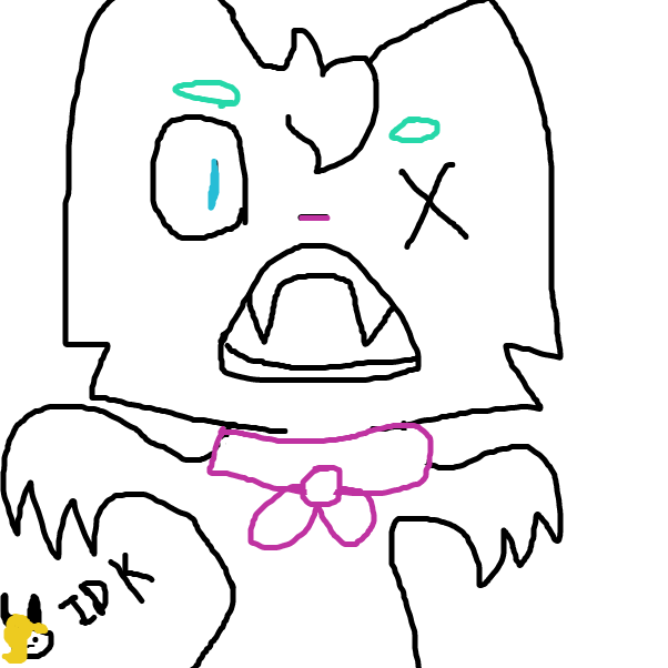 Drawing in a cat by popitycorn