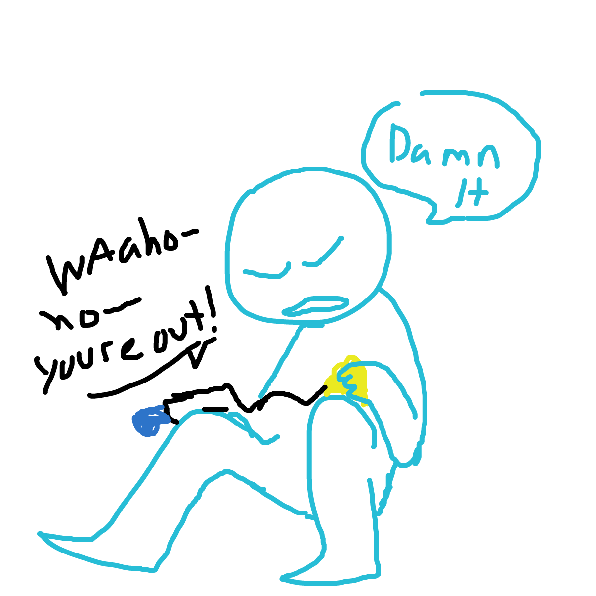  - Online Drawing Game Comic Strip Panel by Dragonblitzx