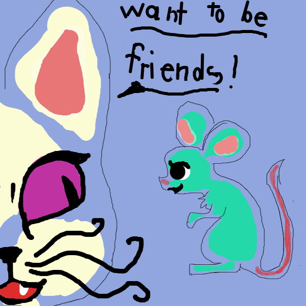 Drawing in The cat days by booboobear