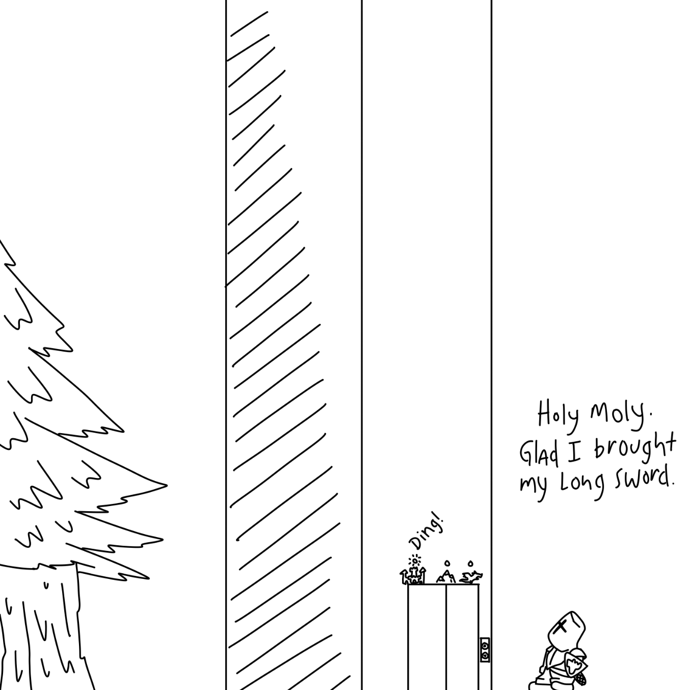  - Online Drawing Game Comic Strip Panel by Wizard Croissant