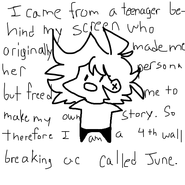 Introducing, June!  - Online Drawing Game Comic Strip Panel by RandomDoodler
