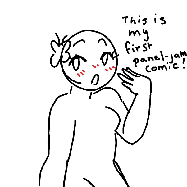  - Online Drawing Game Comic Strip Panel by NUTMEG