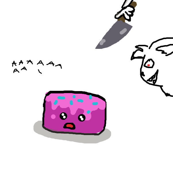 Drawing in mmmm cake by DoodleBug