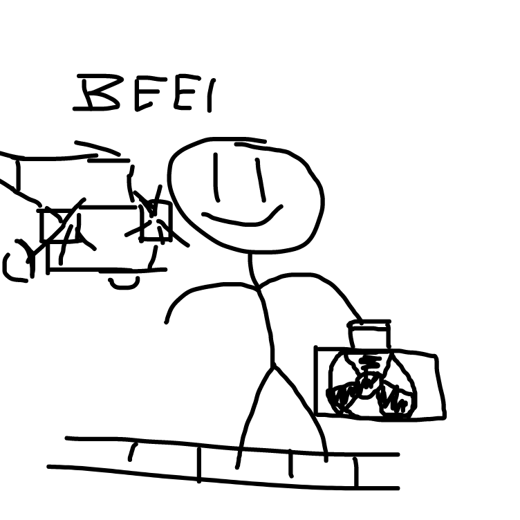 A car is about to hit someone holding a nuke suitcase.... what could possibly go wrong?


(this was a timed thing and I used a mouse not to bad if I say so for myself, plus this is my first doodle thing.) - Online Drawing Game Comic Strip Panel by TulkOrkan24