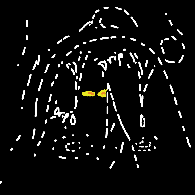 Drawing in The Eyes by TulkOrkan24