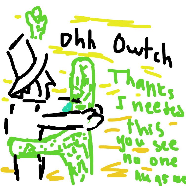 not enough hugs as a kid - Online Drawing Game Comic Strip Panel by TulkOrkan24