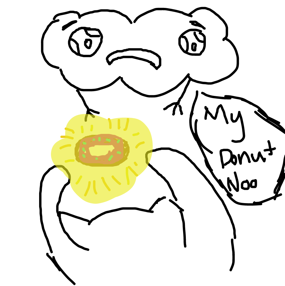 Drawing in Donut by TulkOrkan24