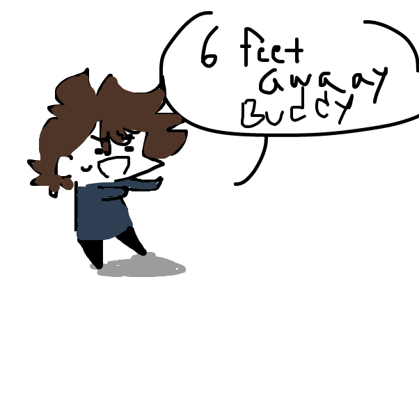 Drawing in If COVID 19 Was a Person by RandomDoodler