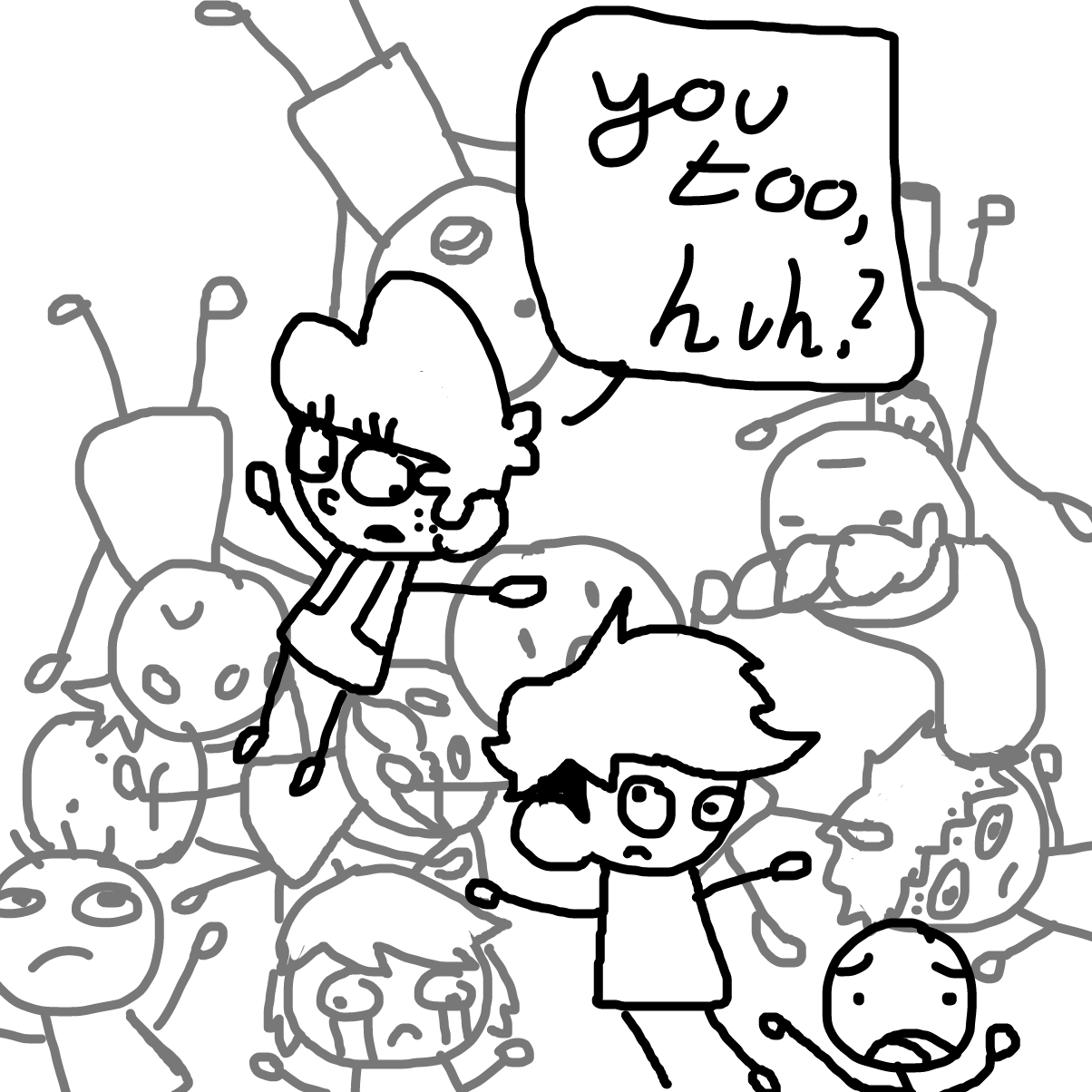  - Online Drawing Game Comic Strip Panel by CherryFlavored