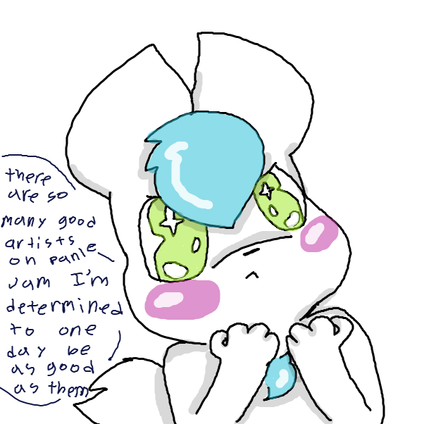 Liked webcomic to all the great artists 