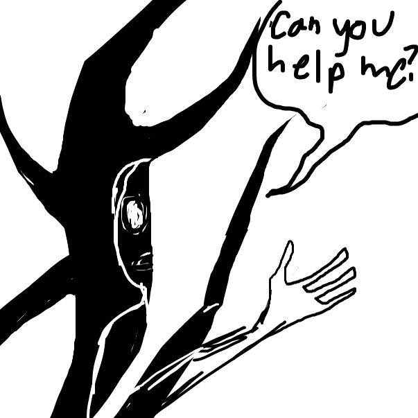 Drawing in the crack in the world short by RandomDoodler