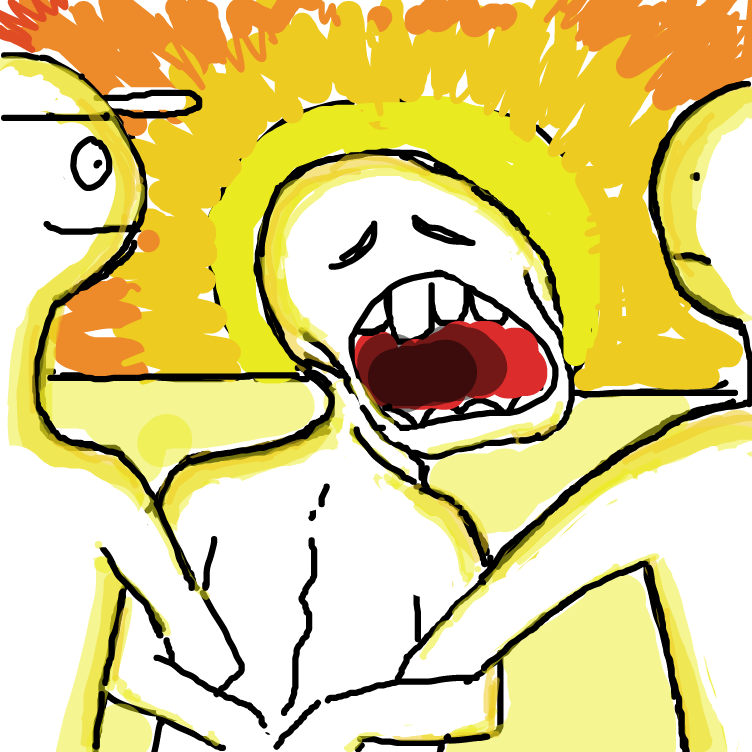 uh how about we don't add any dialogue in the panels - Online Drawing Game Comic Strip Panel by nooz