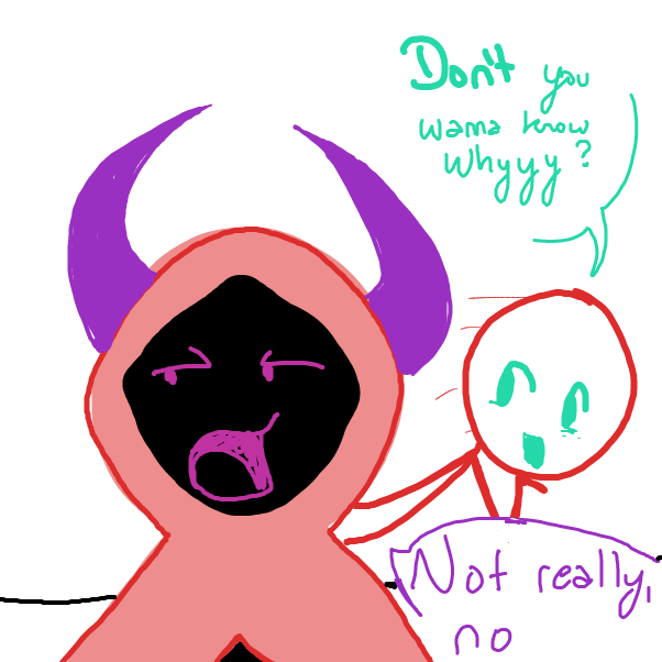 He doesn't look interested... - Online Drawing Game Comic Strip Panel by boringgoodietwoshoes