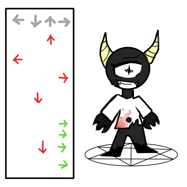 Drawing in Demonic Dance Ritual by LizardPie34