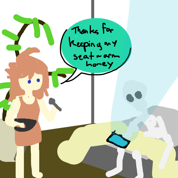 Drawing in The Great Mistake by RandomDoodler