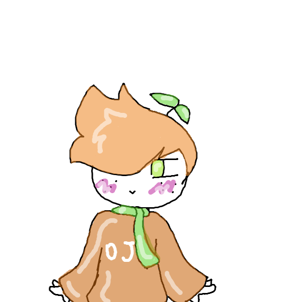 Drawing in food as people  by popitycorn