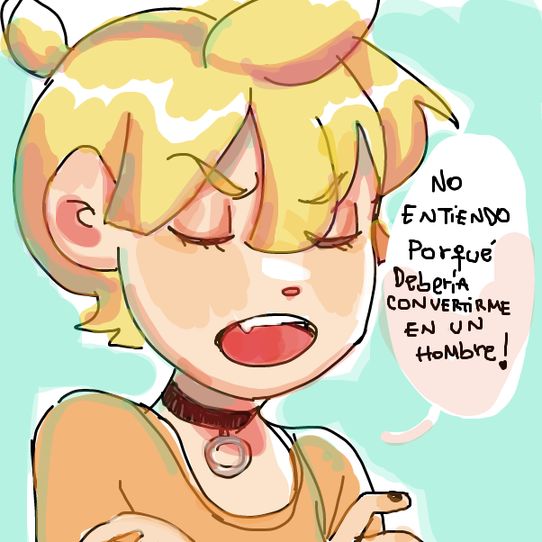 Drawing in Hazte hombre by Kaigu