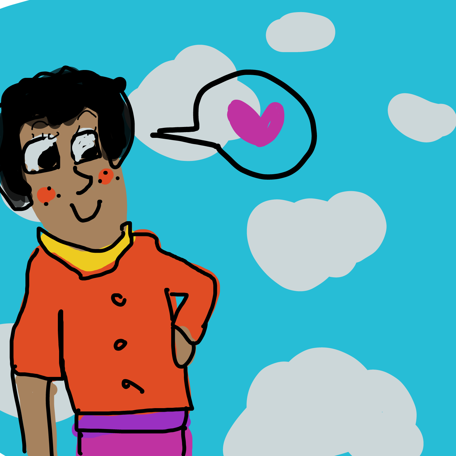 snek is fren - Online Drawing Game Comic Strip Panel by Limarila