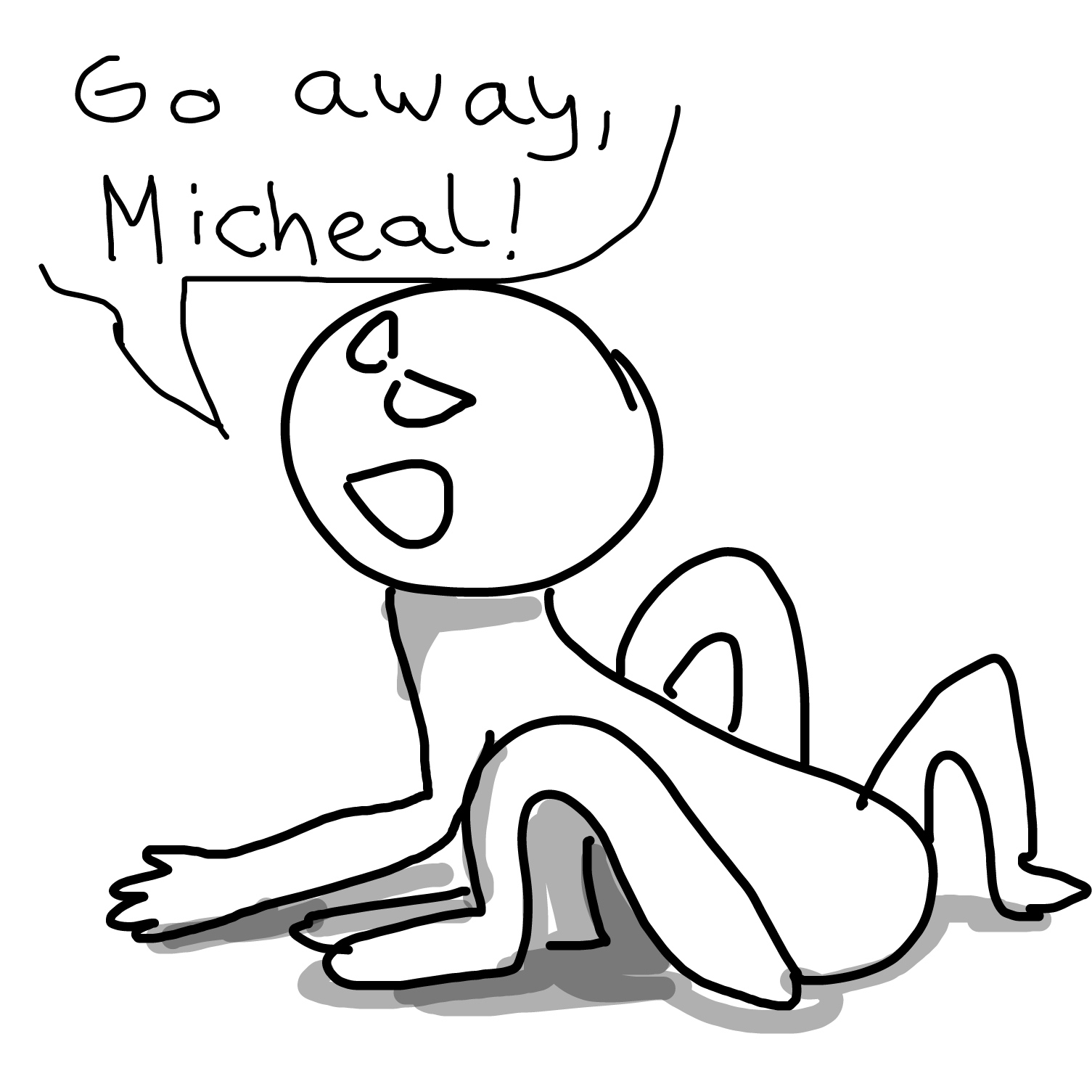 the bug does not apprectiate the gesture - Online Drawing Game Comic Strip Panel by Limarila