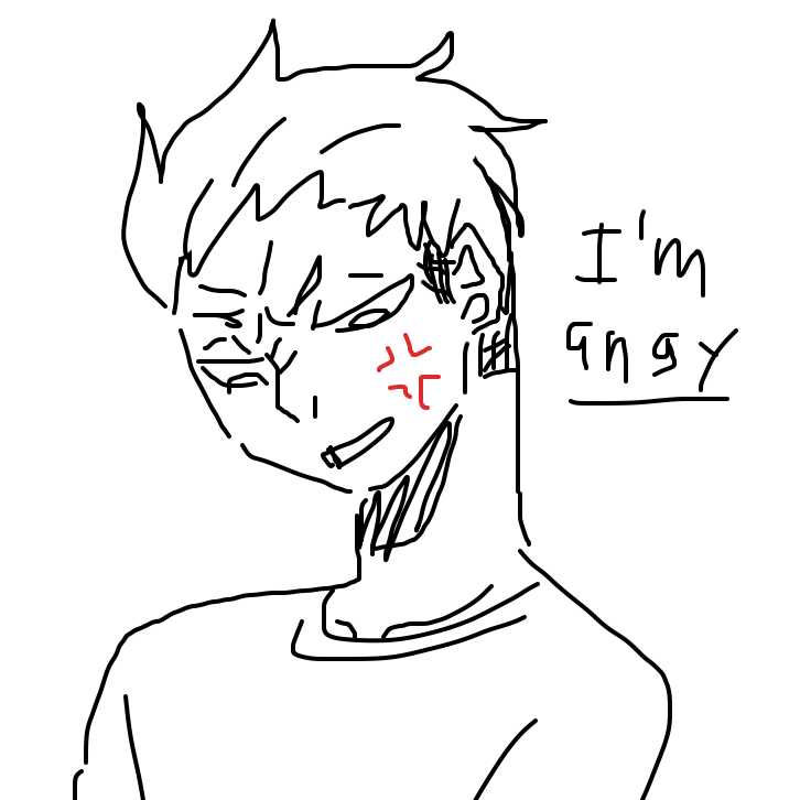 Drawing in angy by rawrwhy 