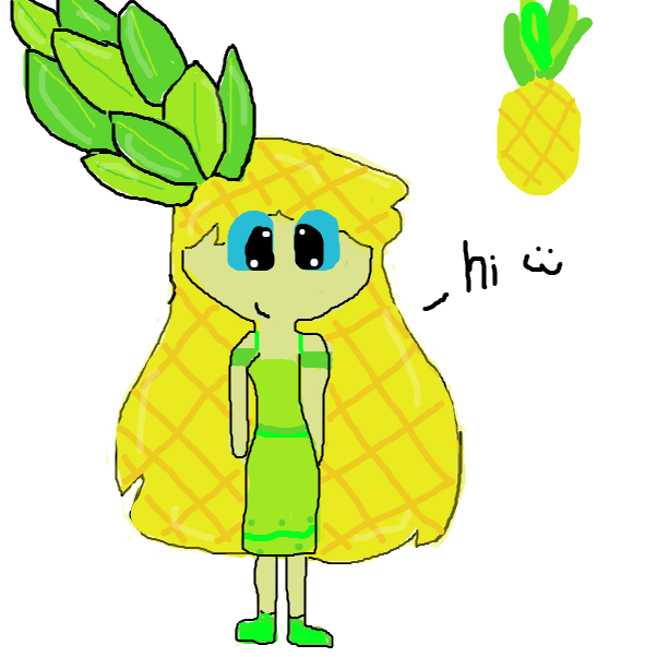 Drawing in food as people  by DoodleBug