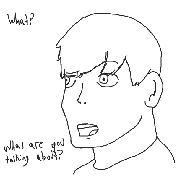 Drawing in anime girl by Captain Fetus