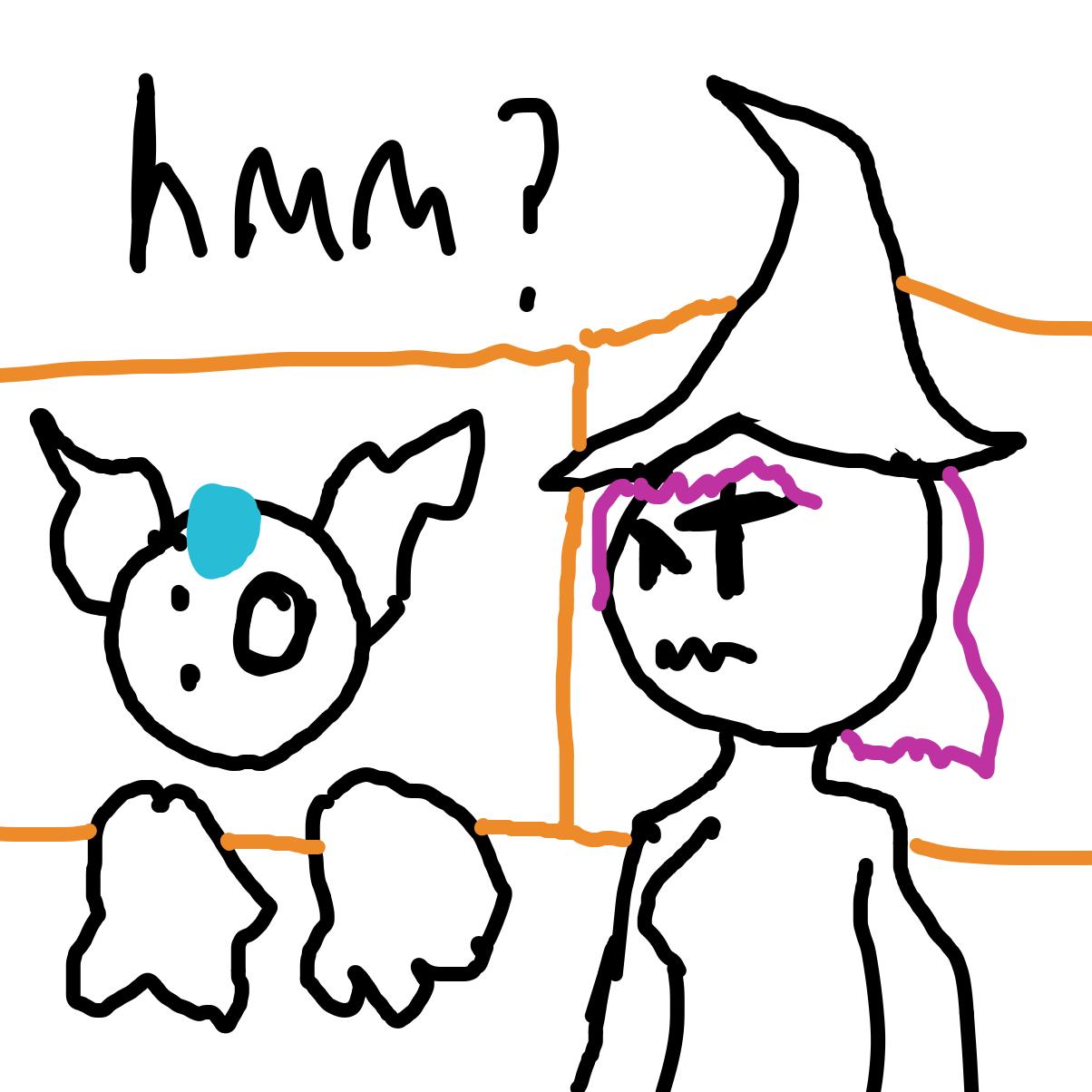 Drawing in humming by Thunderring01 