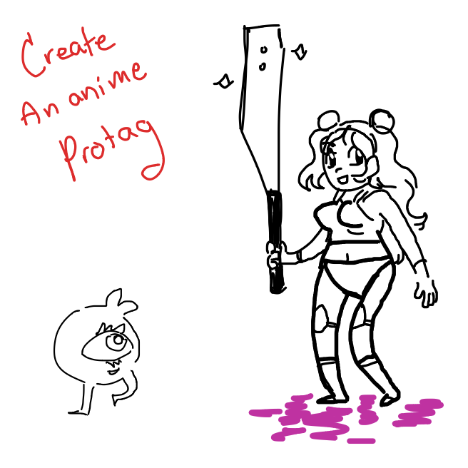 Liked webcomic anime protag