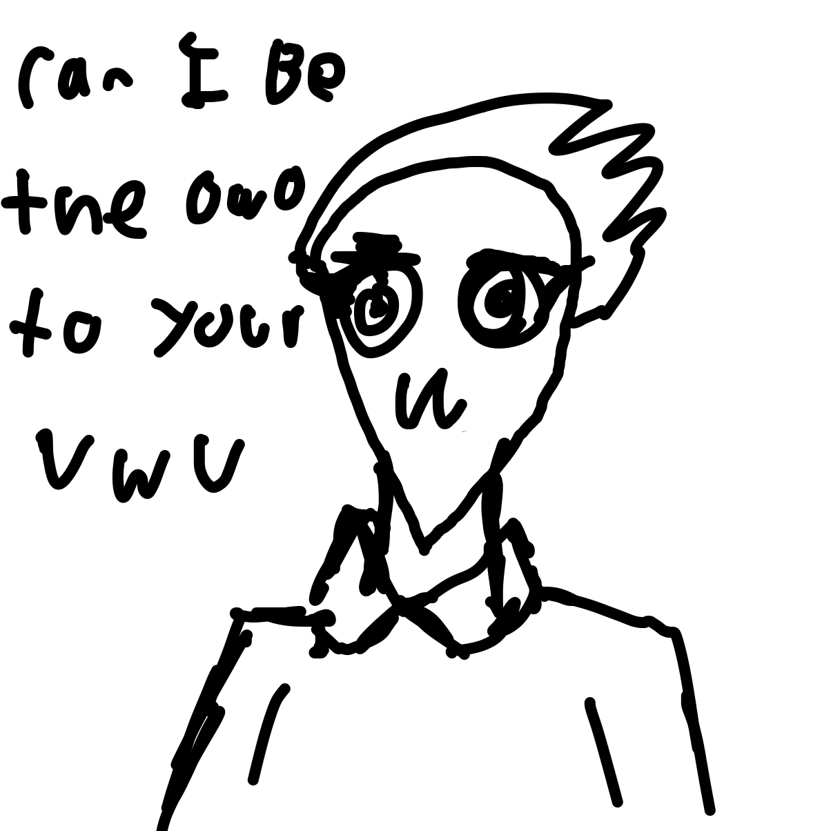 Drawing in Uwu by Thunderring01 