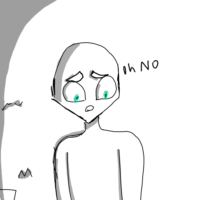 Drawing in I found a hole  by lucid