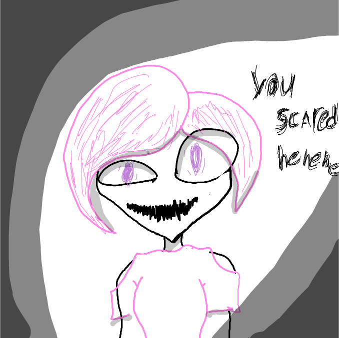 Drawing in I'm scared  by lucid