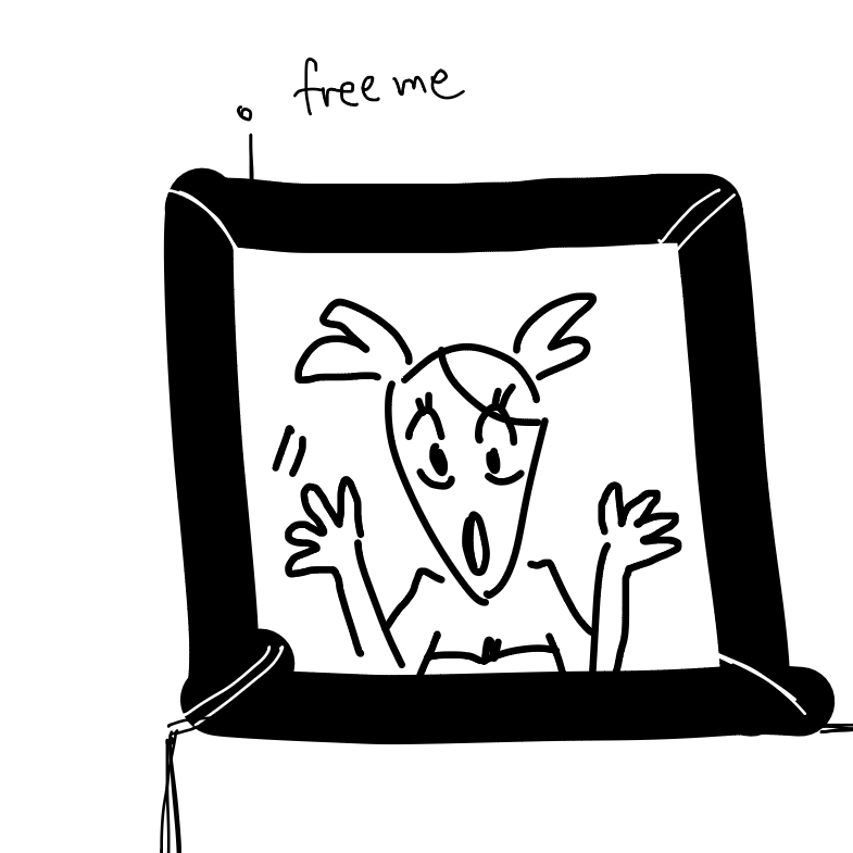  - Online Drawing Game Comic Strip Panel by Death by Doodle