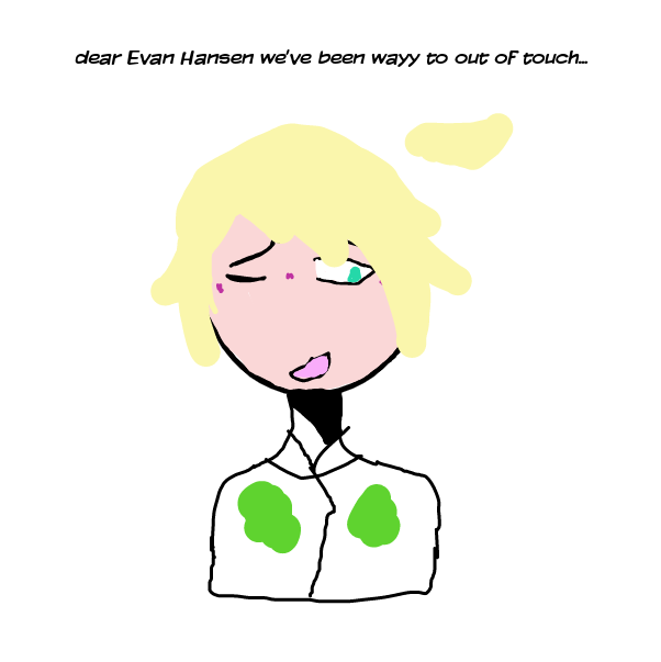 Liked webcomic dear Evan Hansen (oc's) part 1