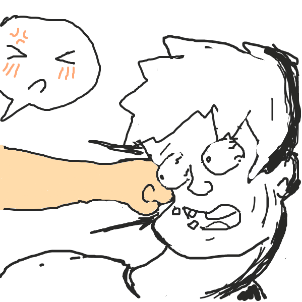 Drawing in anime girl by Derren