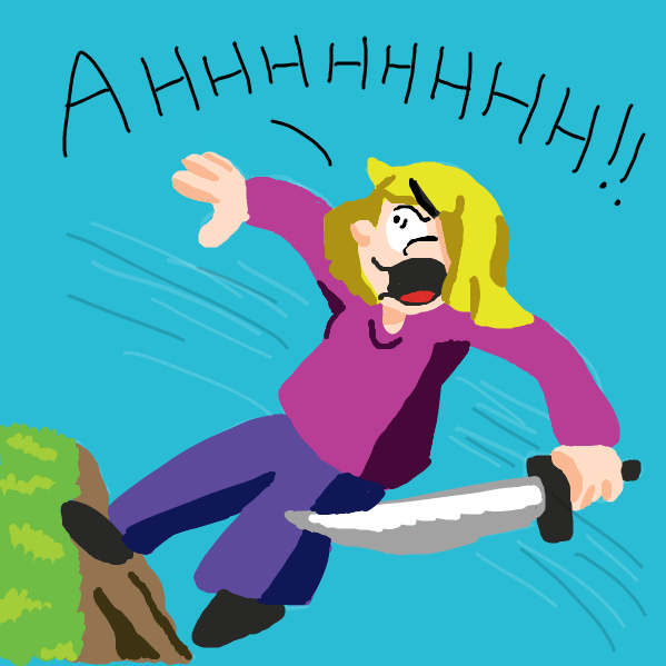 Drawing in Cliffhanger by Loco-L