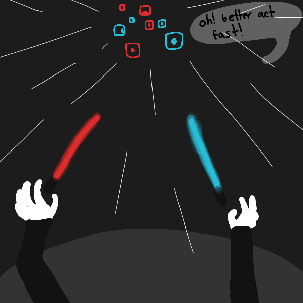 Drawing in Trapped in the world of video games #2 by ItzAki