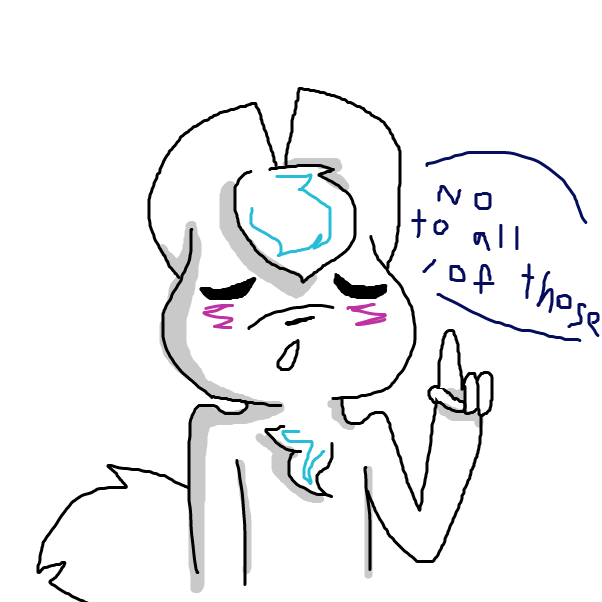 Drawing in ask me a question please  by popitycorn