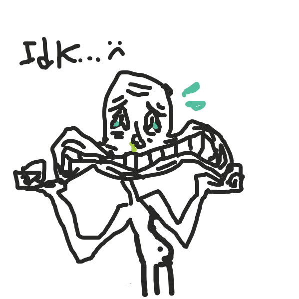 idk :( - Online Drawing Game Comic Strip Panel by AM the shithead