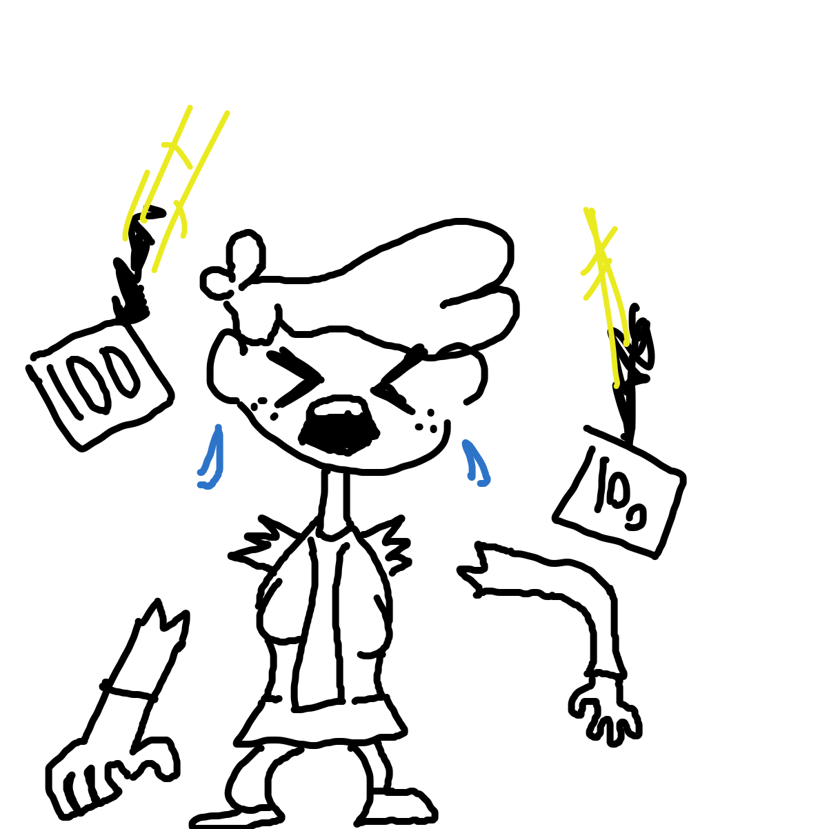 Drawing in Hard work by EvanIsHere