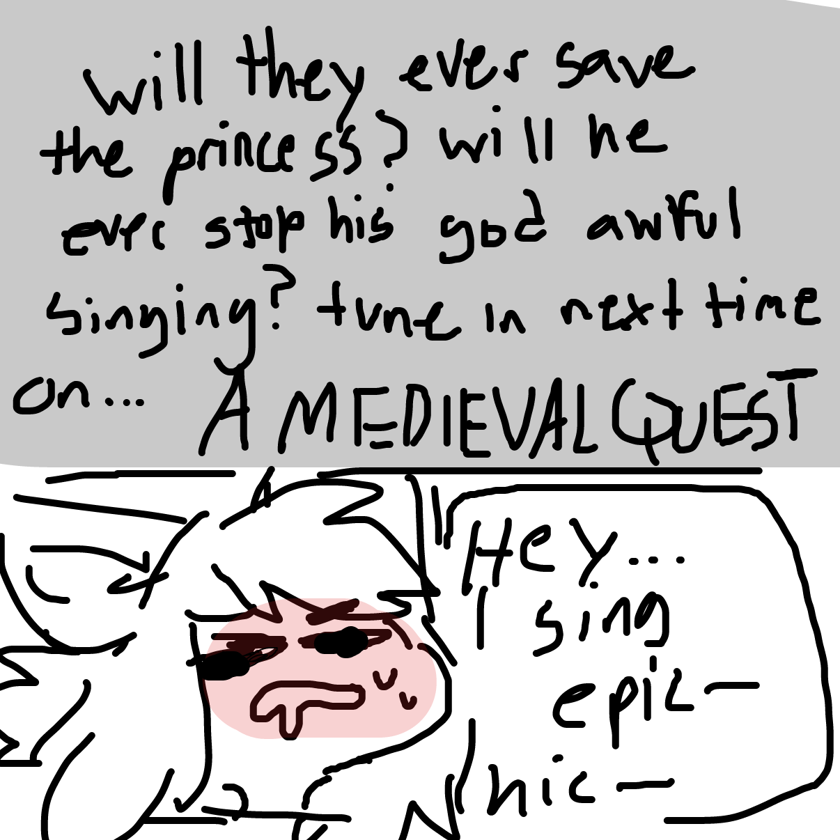 Epic  - Online Drawing Game Comic Strip Panel by Dragonblitzx