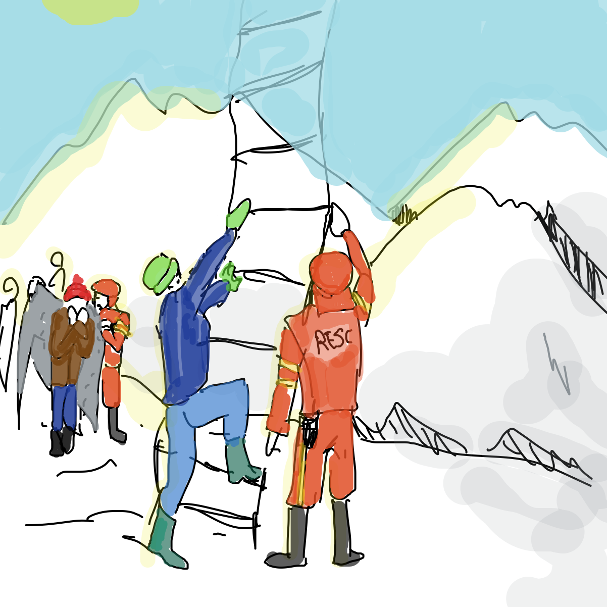  - Online Drawing Game Comic Strip Panel by Scribbledabble