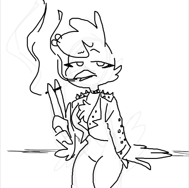 Drawing in Chicken Punx by RandomDoodler